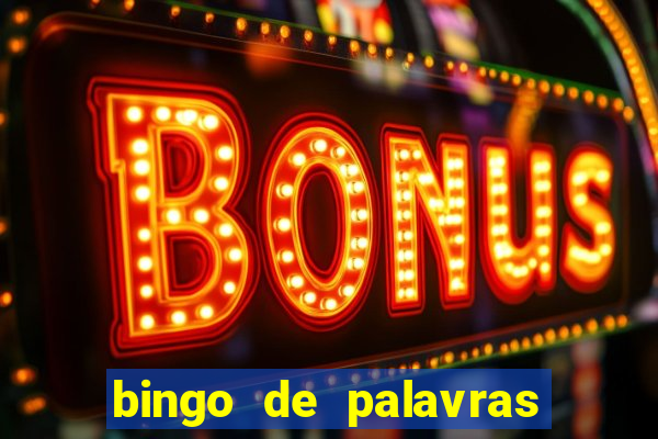 bingo de palavras de natal